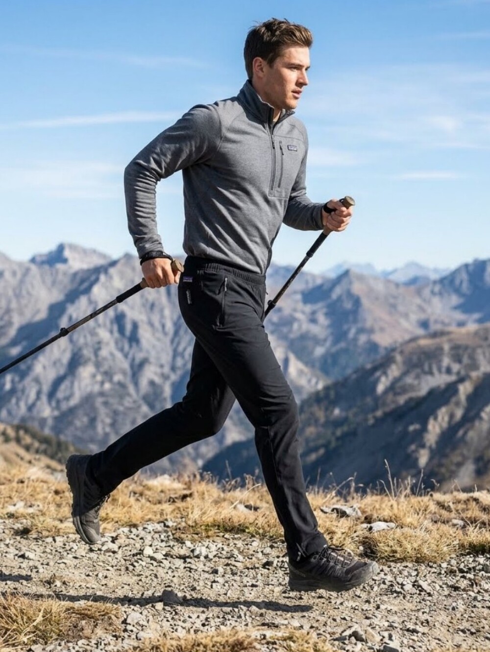 Patagonia Men's Integral Pants - Black Technical Windproof Running Slim L